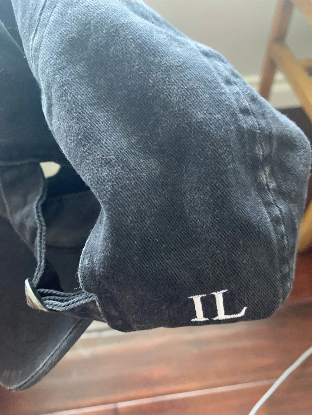 Never worn David and Young Black Baseball Cap with Illinois White Logo